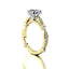 Art Deco Engagement Ring Pomillo