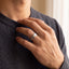 "Davide' Mens Titanium Wedding Ring