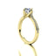 Solitaire Crossover Diamond Set Embrace