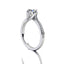 Solitaire Crossover Diamond Set Embrace