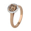 Champagne Diamond Ring