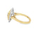 Yellow Asscher Cut Double Halo