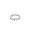 Pink and White Eternity Ring