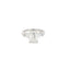 Emerald cut Diamond Trilogy ring