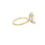 Radiant cut diamond engagement ring