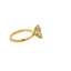 Double Claw Oval Solitaire