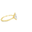Oval Semi Bezel Engagement Ring