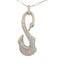 Elegant Swan Reversible Pendant