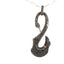 Elegant Swan Reversible Pendant