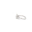 Elegant Emerald Cut Diamond Trilogy Ring