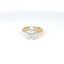 Oval Diamond with a Wide Diamond Set Band