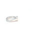 East West Emerald Cut Diamond Solitaire