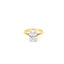 'Rose" Oval Diamond Engagement ring