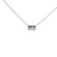Emerald cut Diamond Necklace