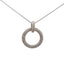 circular Diamond Necklace