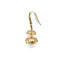 South Sea Pearl and diamond basket earrings