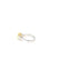 Yellow Cushion diamond trilogy engagement ring