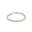8.08 carat Natural Diamond 3 claw Tennis Bracelet