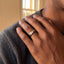 "Dario" Men's wedding ring