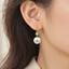 Pearl and Diamond Drop earrings