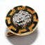 medusa cufflinks yellow