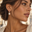 Pearl drop earrings