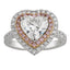 Pink Heart Double Halo
