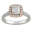 Rose Cushion Halo