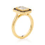 Invisible Sapphire Halo Ring