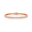 Large Diamond Tennis Bracelet