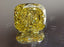 0.55ct Fancy Intense Yellow Cushion