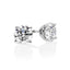 4-Claw Diamond Stud Earrings