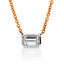 Emerald Cut Diamond Pendant