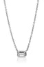 Emerald Cut Diamond Pendant