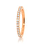 Rose Gold Pave Ring