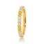 Yellow and White Ring
