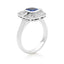 Vintage Sapphire Halo