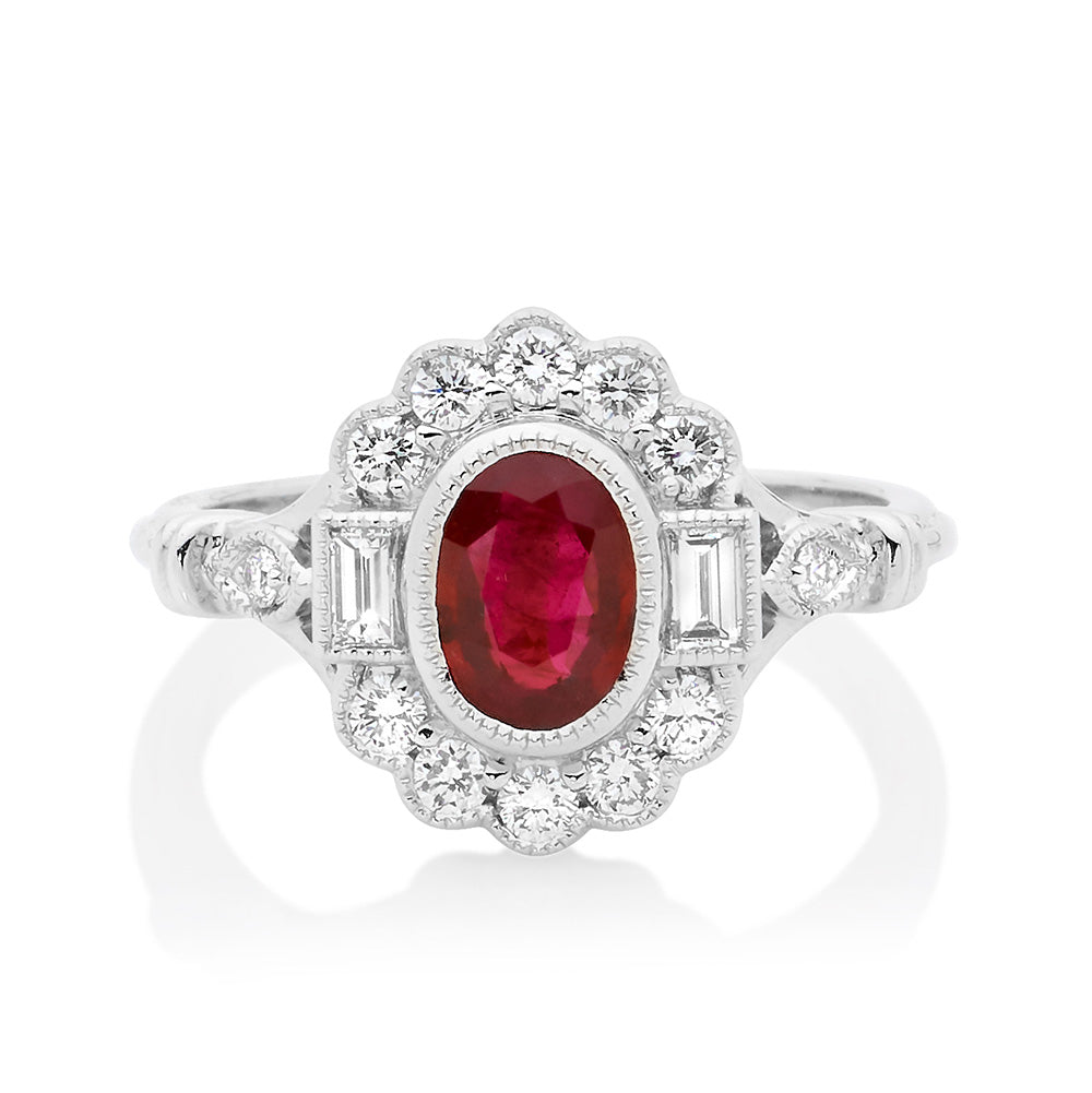 Antique Ruby Ring – Australian Diamond Brokers