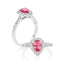 Pink Sapphire Halo