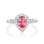 Pink Sapphire Halo