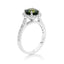 Green Sapphire Halo