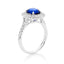 Blue Sapphire Double Halo