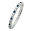 Sapphire & Diamond Wedding Ring