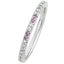 Pink & White Diamond Pave
