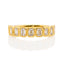 emerald cut bezel set wedding ring vve360