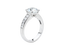 Asscher Channel Ring