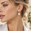 Pearl drop earrings