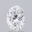 Lab Grown 1.26 Carat, D Colour, VS2 Clarity Oval