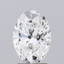 Lab Grown 2.10 Carat, D Colour, VS2 Clarity Oval