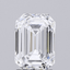 Lab Grown 2.09 Carat, D Colour, VSV2 Emerald Brilliant